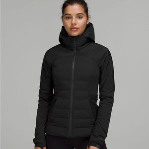NWT!!! LULULEMON DOWN FOR IT ALL JACKET/BLACK/SIZE 8. sold out!